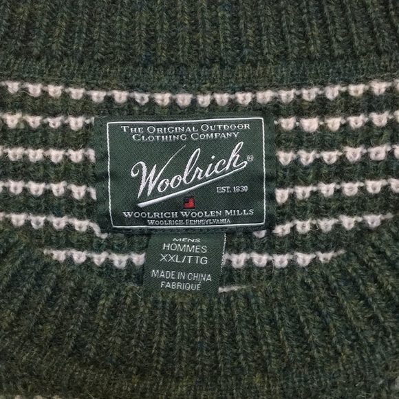 Vtg Woolrich Wool Crewneck Sweater - Picture 3 of 6